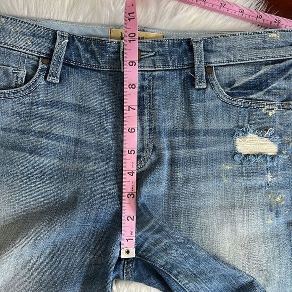 Anthropologie Holding Horses Painted Gable Boyfriend Shorts - Picture 7 of 13